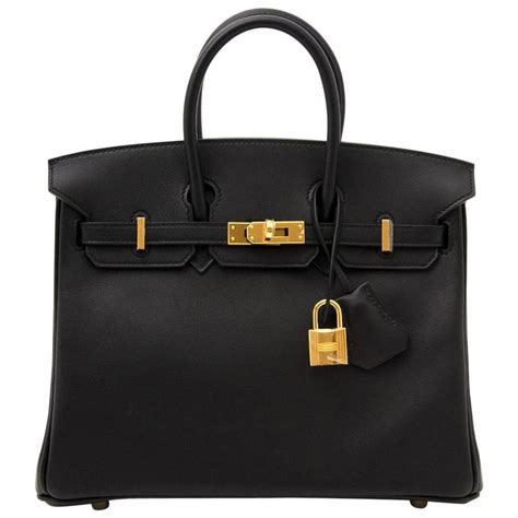 hermes 25cm black birkin swift|hermes birkin 25 price.